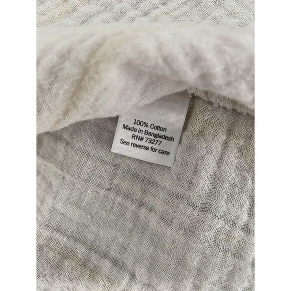 Sonoma Womans XL Striped Button up Shirt Sleeve top - Picture 6 of 7